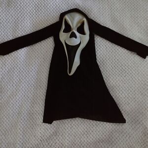 Vintage Scream Ghost Face Mask - Black and White Fun World Eastern Unlimited9206